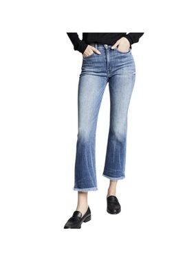 AYR The Pop Jeans Womens Sz 29 Straight Leg Dark Denim Stretch USA $229 Retail